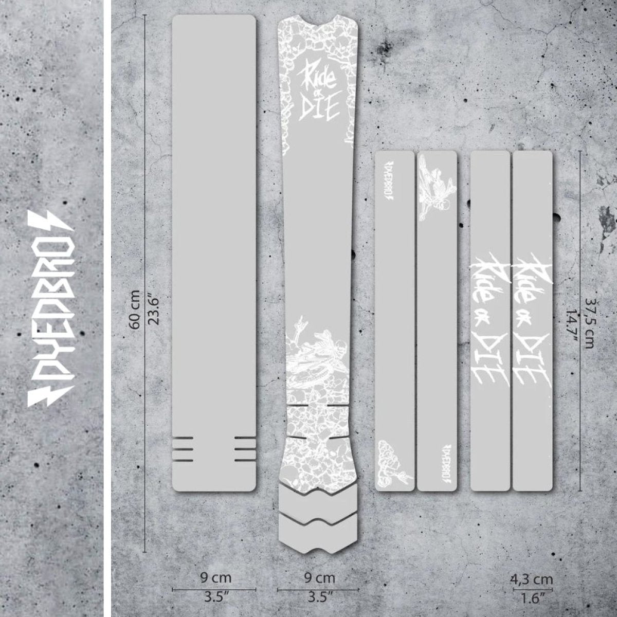 DYEDBRO MTB FRAME PROTECTION - RIDE OR DIE