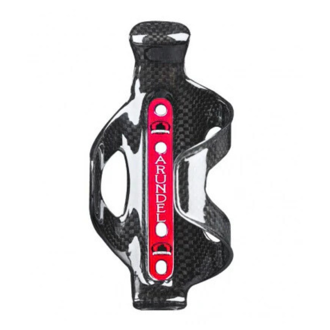 Arundel Left Sideloader Red Carbon Bottle Cage