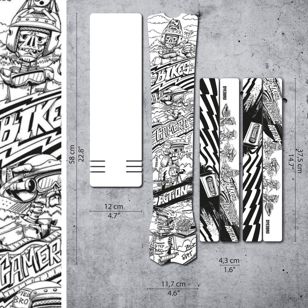 DYEDBRO EBIKE FRAME PROTECTION - STORMSTATIC