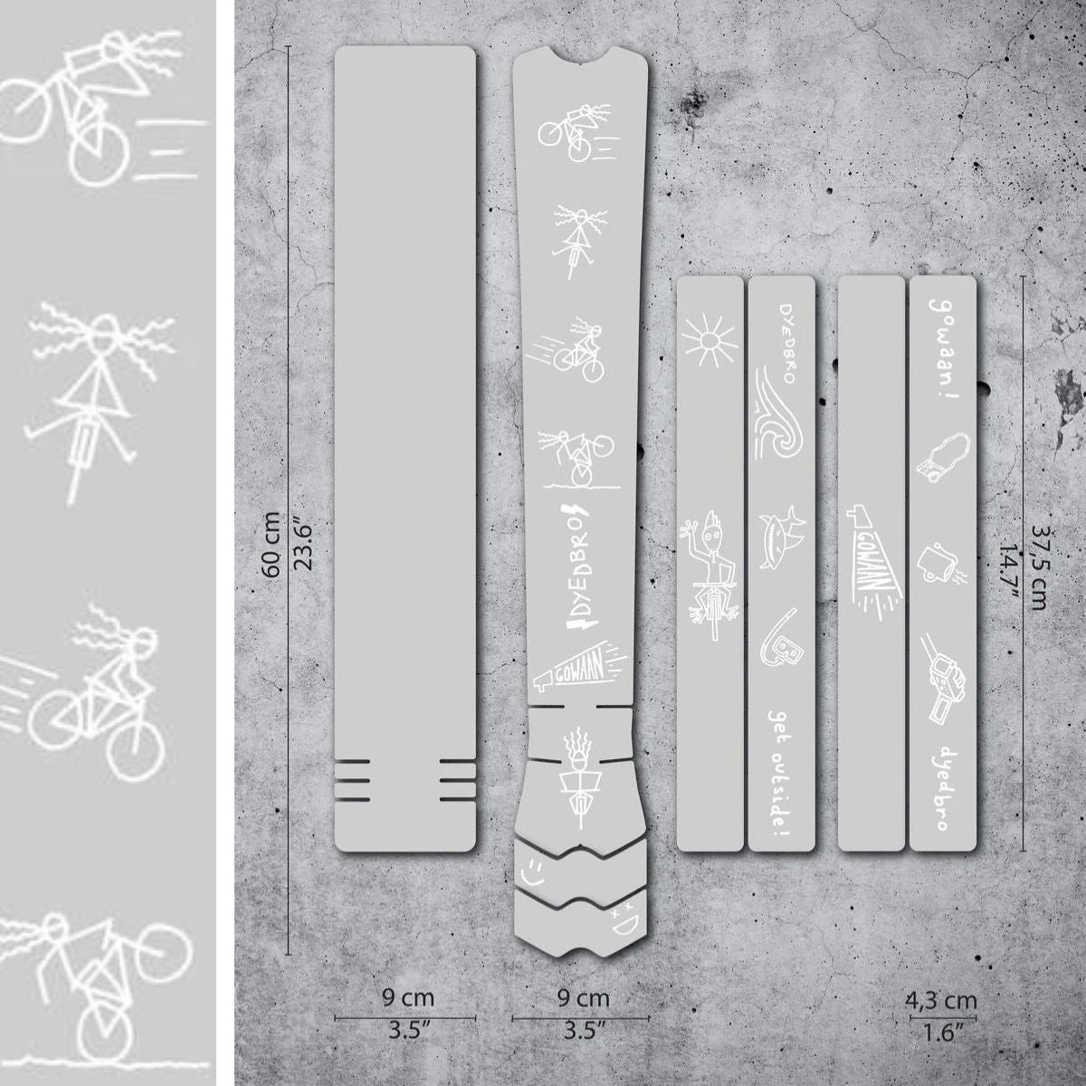 DYEDBRO MTB FRAME PROTECTION - GOWAAN