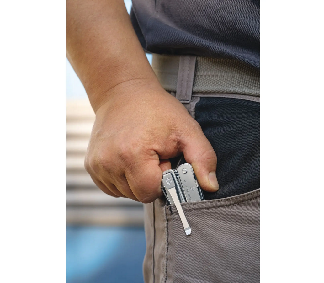 VICT SAK CLIP SWISS TOOL SPIRIT SILVER