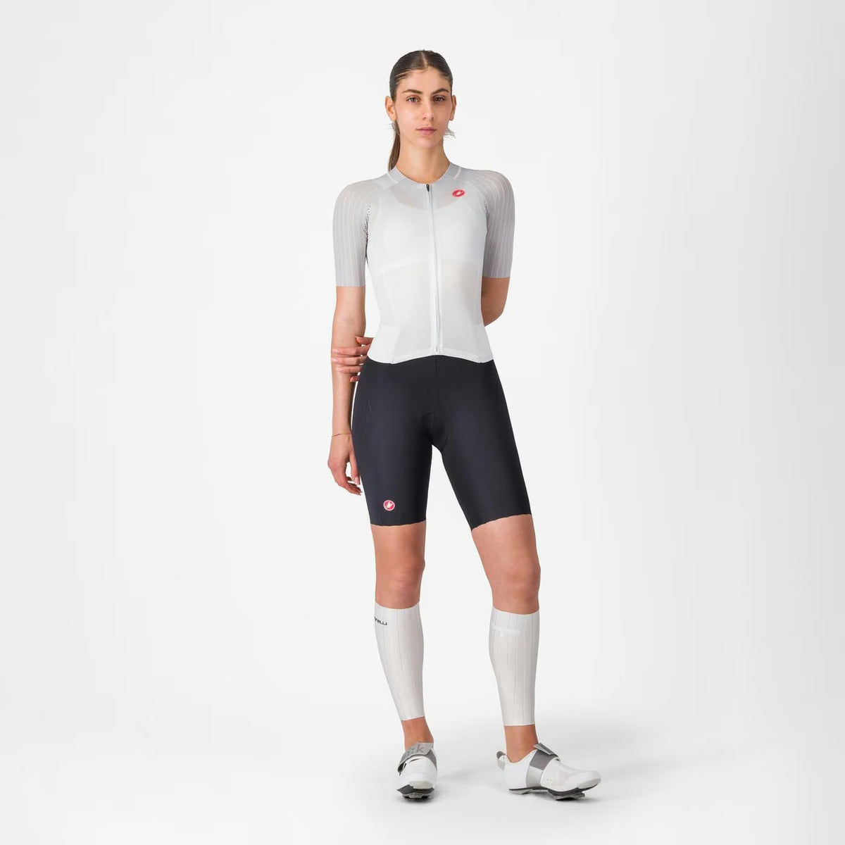 Castelli Free Sanremo 3 Tri Suit Short Sleeve Women's Vivid Orange