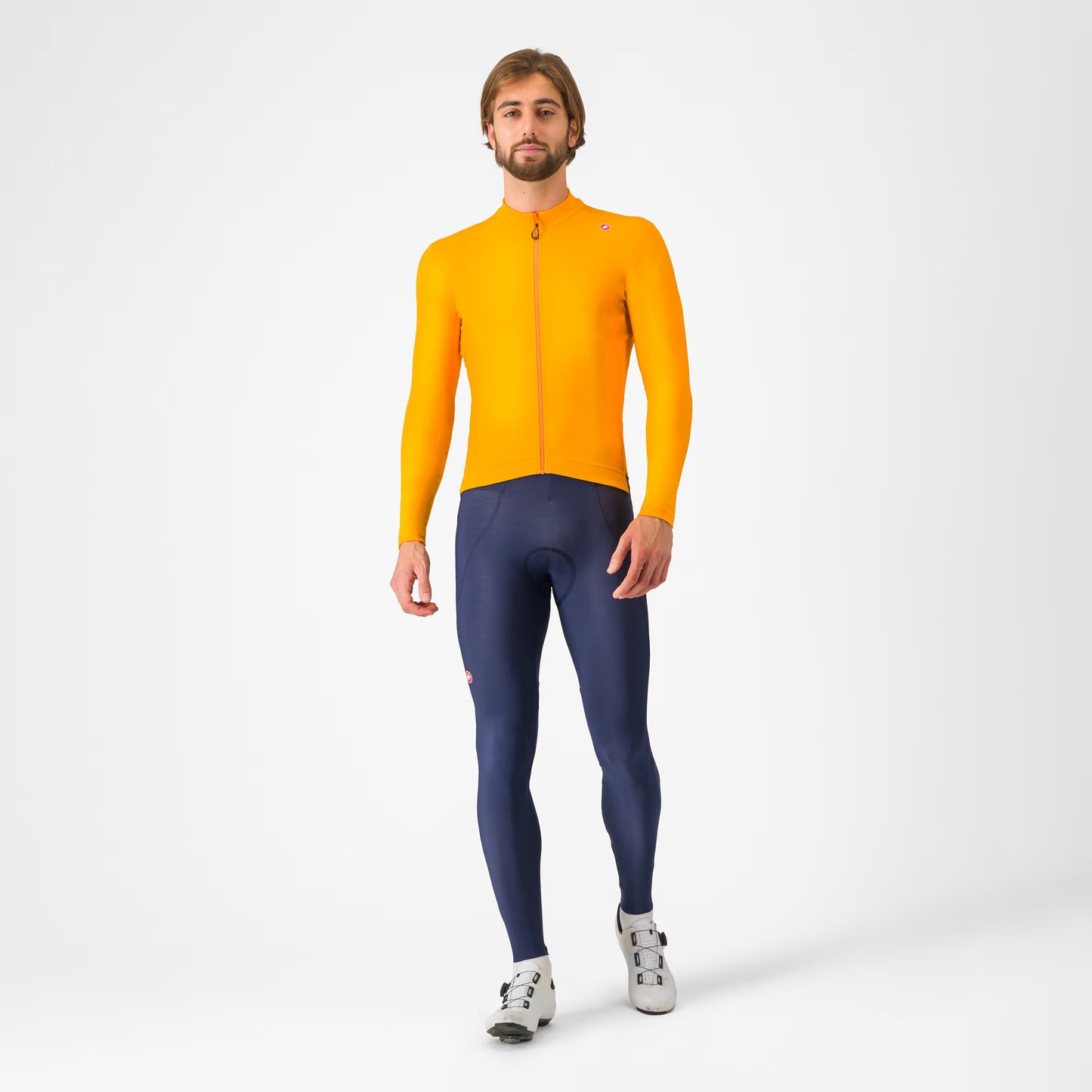 Castelli Espresso Thermal Jersey Men's Deep Bordeaux