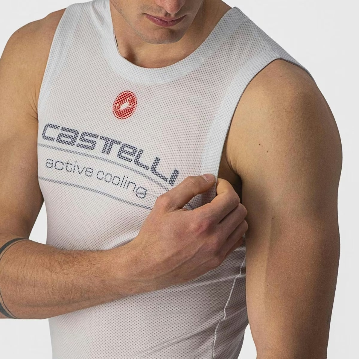 Castelli Active Cooling Sleeveless Baselayer Men's Silver Gray
