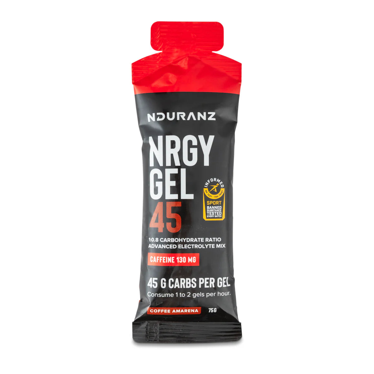 Nduranz Nrgy Gel 45 with caffeine (130 mg) - Coffee Amarena