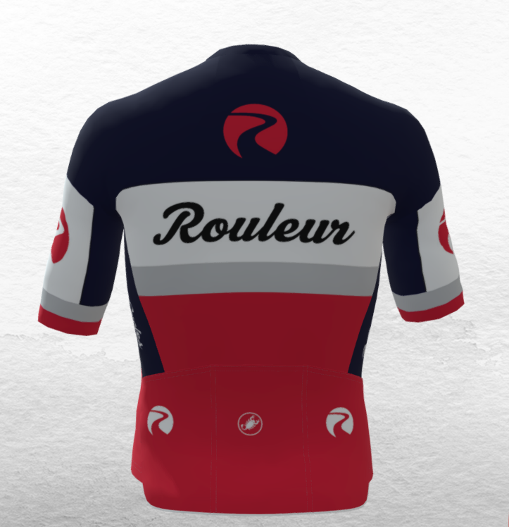 Castelli Custom Rouleur Jersey Aero Race 6.0 FZ Saville Blue