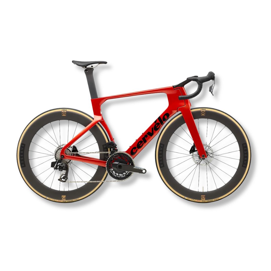 Cervelo S5 Force AXS Road Bike - Carnelian