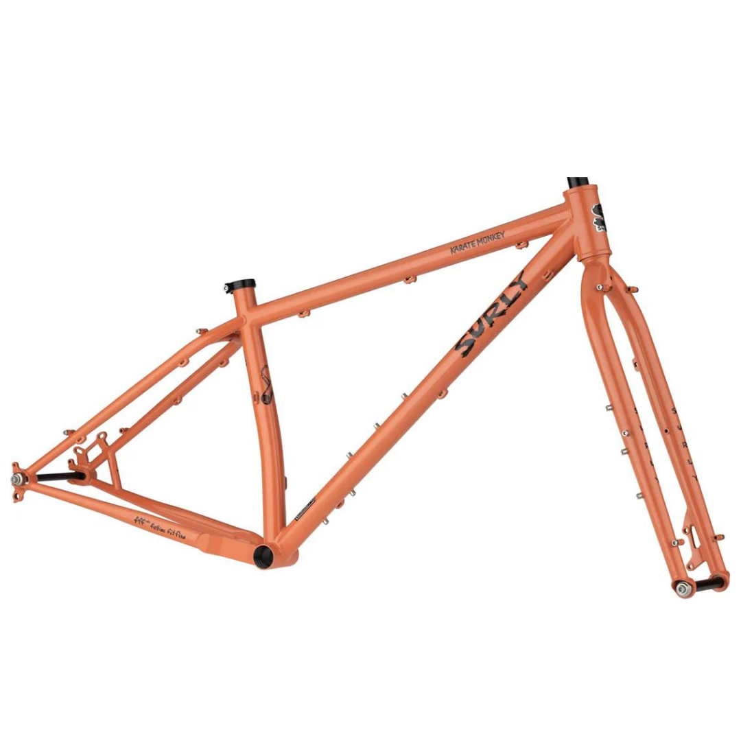 Surly Karate Monkey Frameset - Peach Salmon Sundae
