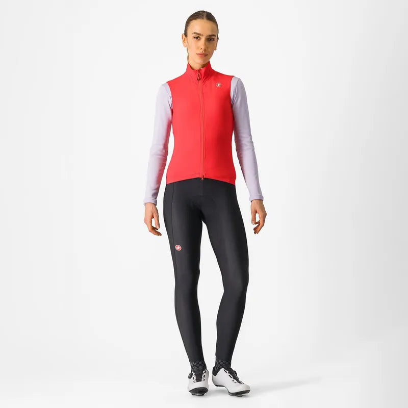 Castelli Espresso Women's Cycling Vest - Hibiscus