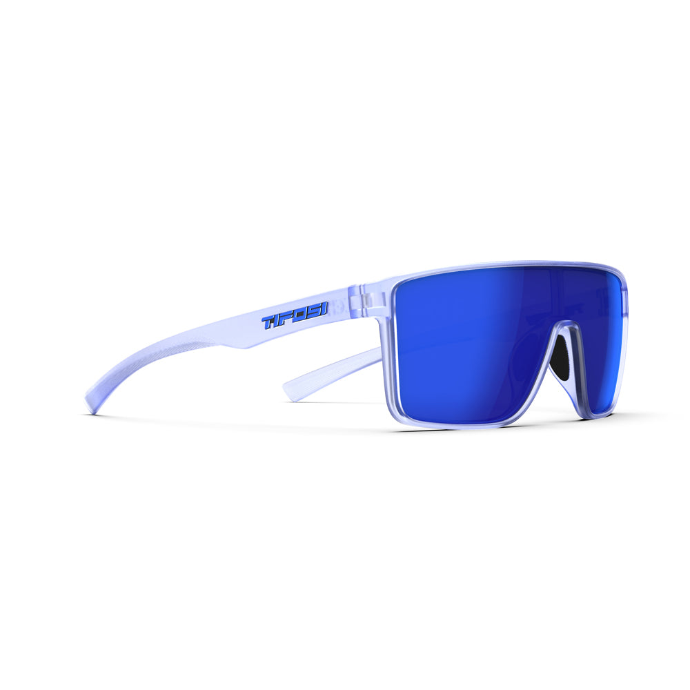 Tifosi Sanctum Sunglasses Ice Blue with Cobalt Blue Mirror Lens