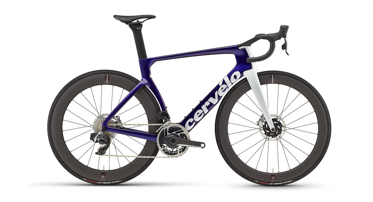 2023 Cervelo S5 Red Etap AXS Sapphire Ice Rouleur Cycles