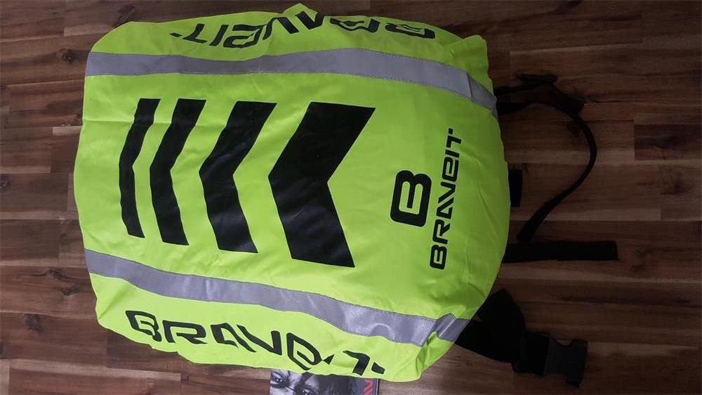 Brave Backpack Cover Hi Vis Fluro/Reflective/Black