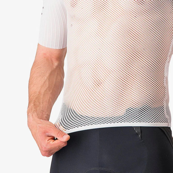Castelli Bolero Mesh Short Sleeve Baselayer Men's - White
