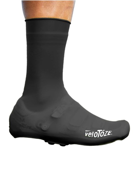 VeloToze Shoe Covers Tall Silicone With Snaps - Viz-Yellow