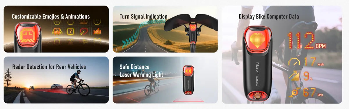 Navihood Rear Radar And Laser Light