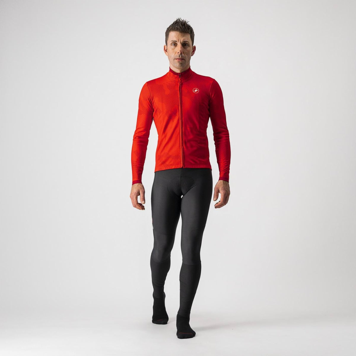 Castelli Jersey Pericolo FZ Red Med