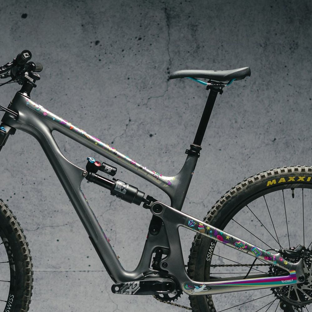 DYEDBRO MTB FRAME PROTECTION - UNICORN GLITTER