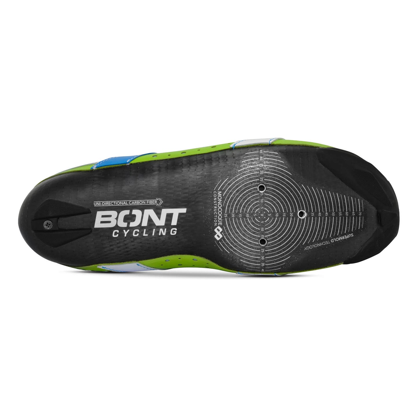 Bont Road Shoes Vaypor Green/Blue Stripes