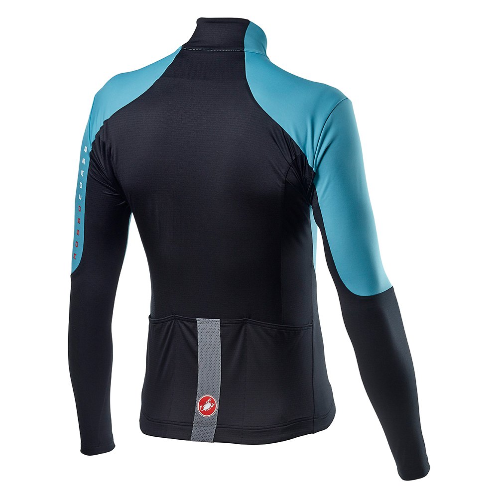 Castelli Jersey Nano Mid Wind Celeste Black Large