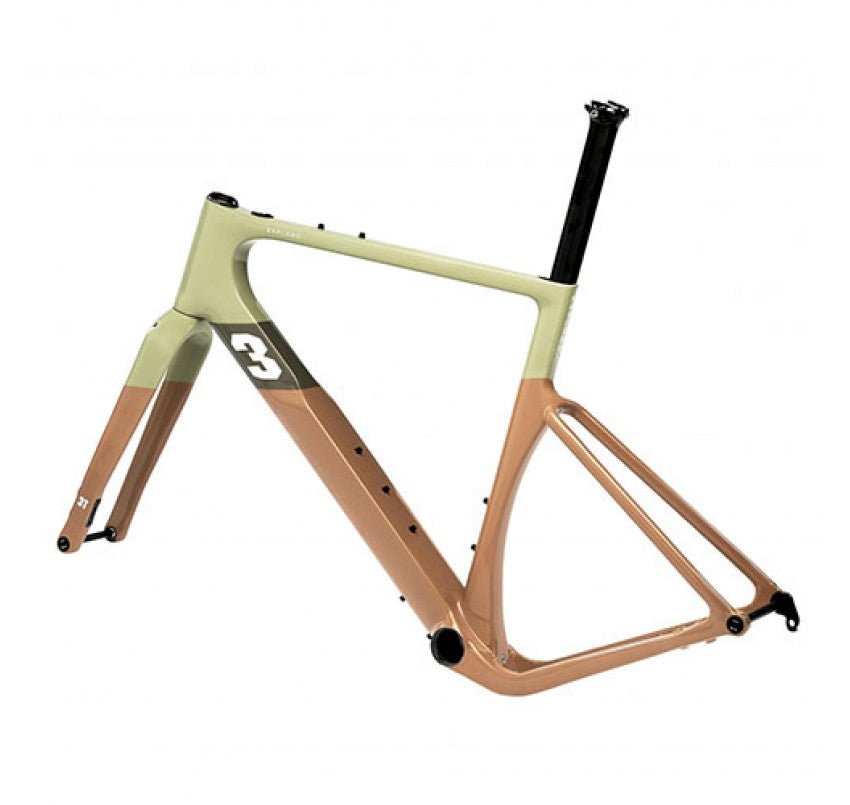 DEMO - 3T Exploro RaceMax Frameset - Sand/Olive