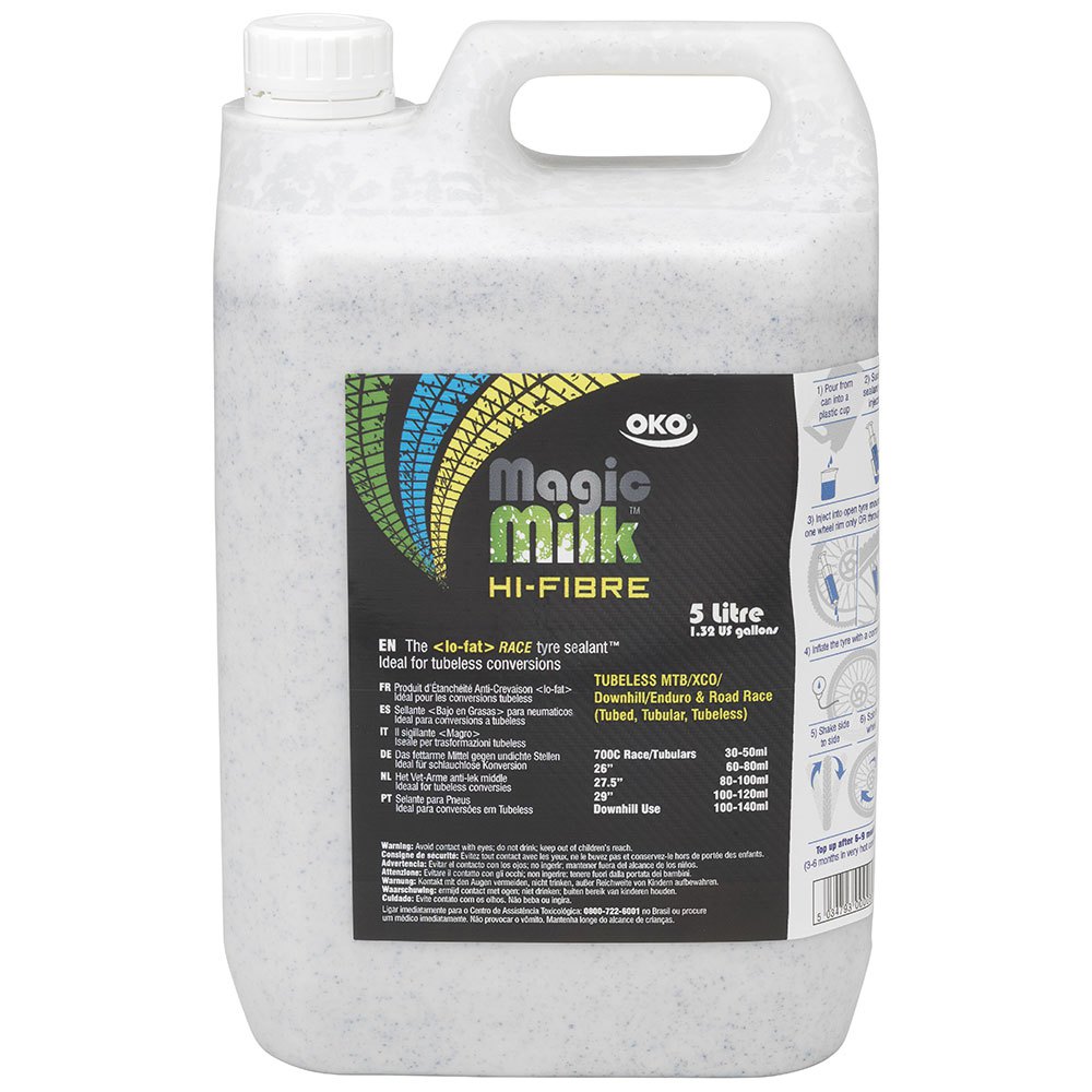 OKO Magic Milk Tyre Sealant Hi Fibre