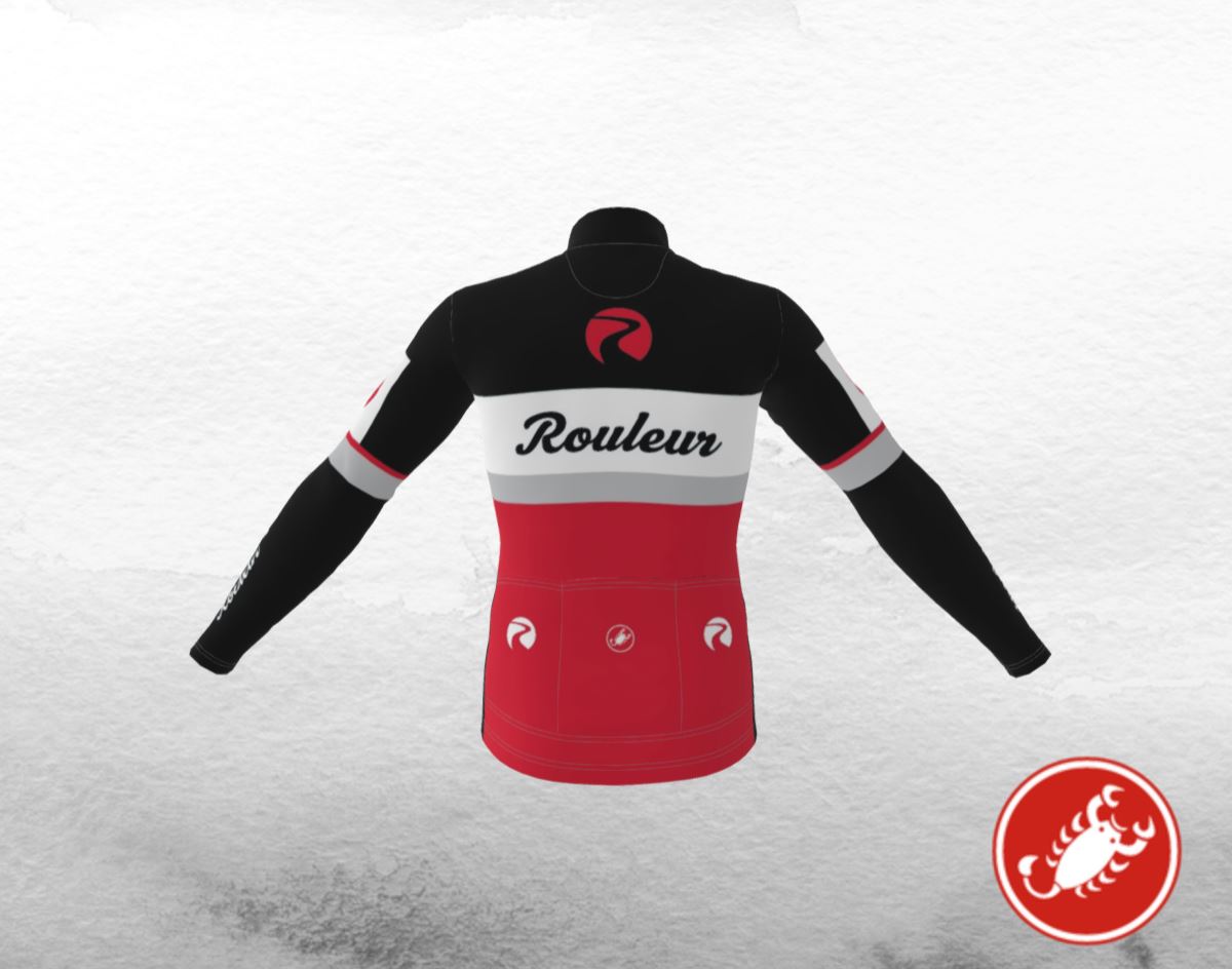 Rouleur Custom Castelli Thermal Long Sleeved FZ Jersey