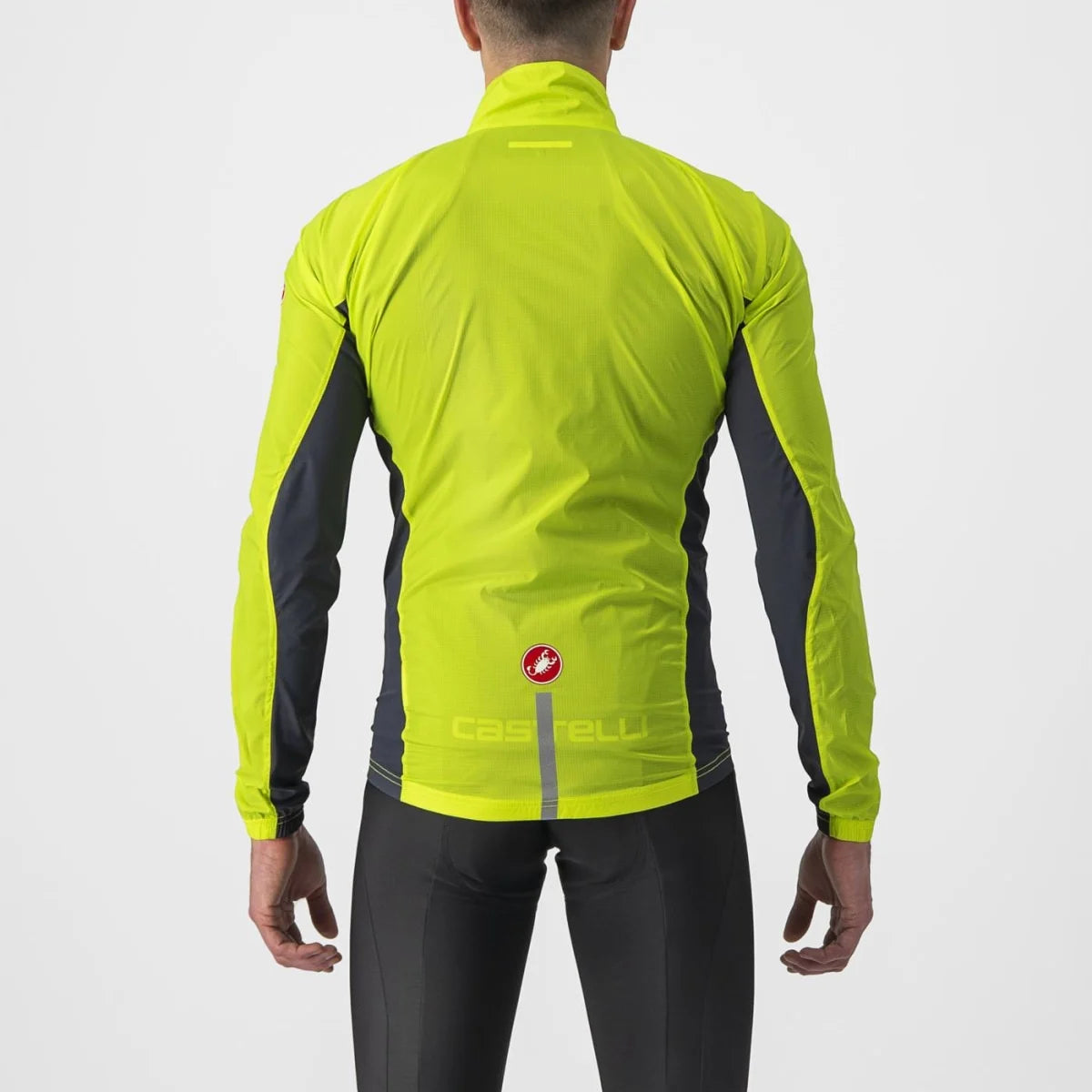 Castelli Squadra Stretch Jacket Men's - Electric Lime /Dark Gray