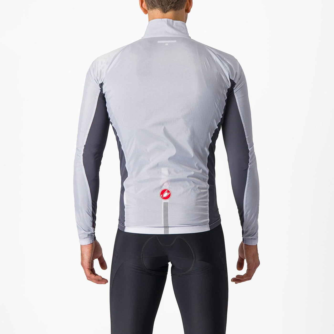 Castelli Squadra Stretch Jacket Men's - Silver Gray/Dark Gray