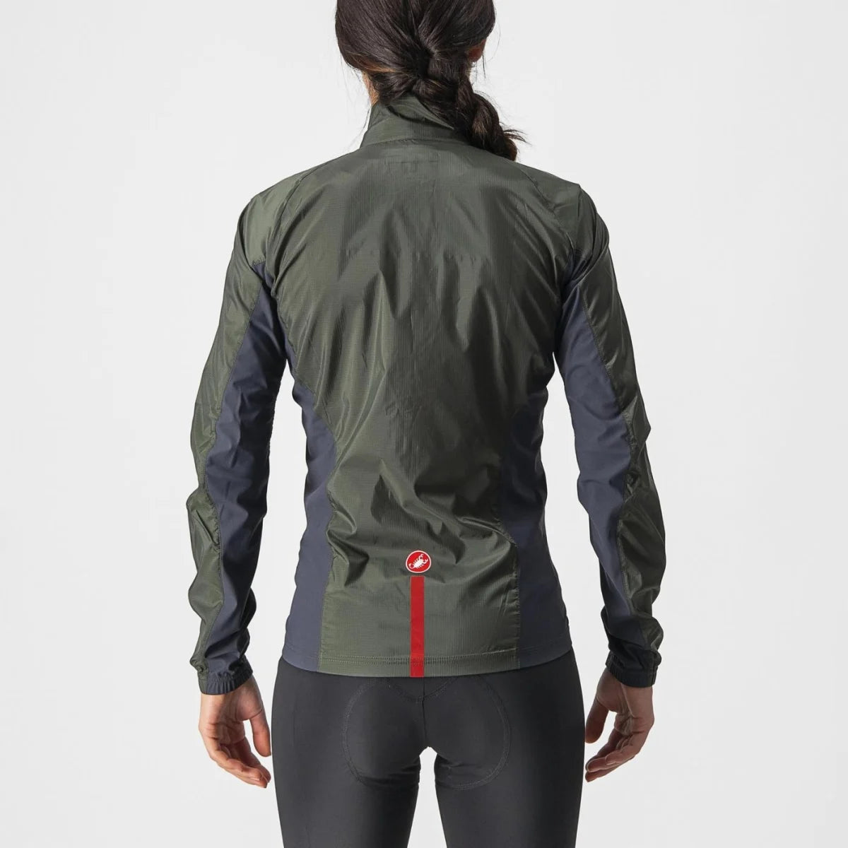 Castelli Squadra Stretch Jacket Women's - Military Green/Dark Grey