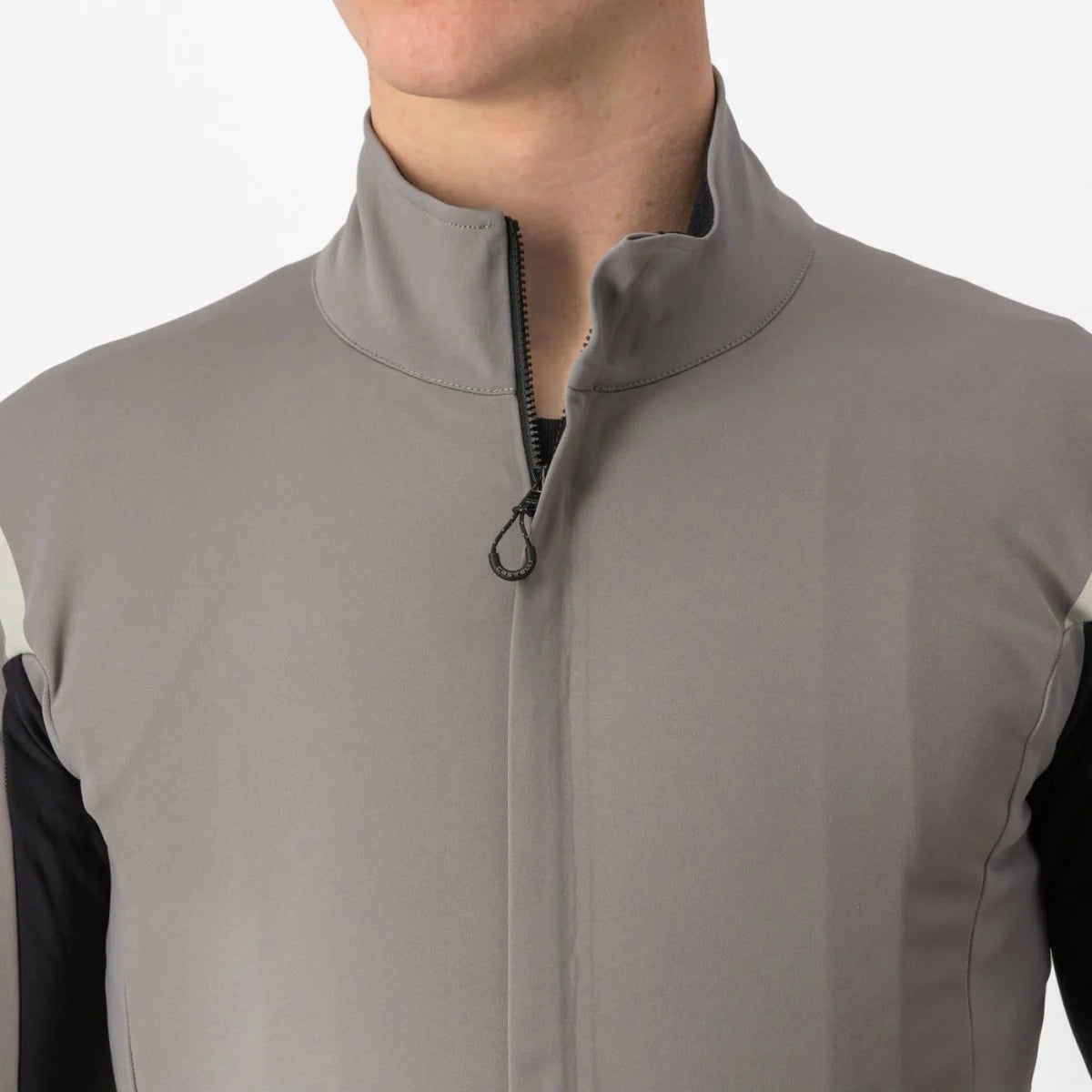 Castelli Gabba Ros 2 Men's Jacket - Nickel Gray/Travertine Gray