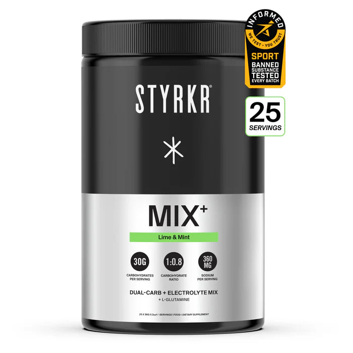 Styrkr MIX+ Line & Mint: Dual-Carb & Electrolyte Drink Mix
