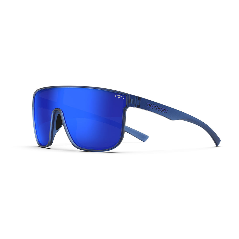 Tifosi Sanctum XL Sunglasses Midnight Vapor with Cobalt Blue Mirror Lens
