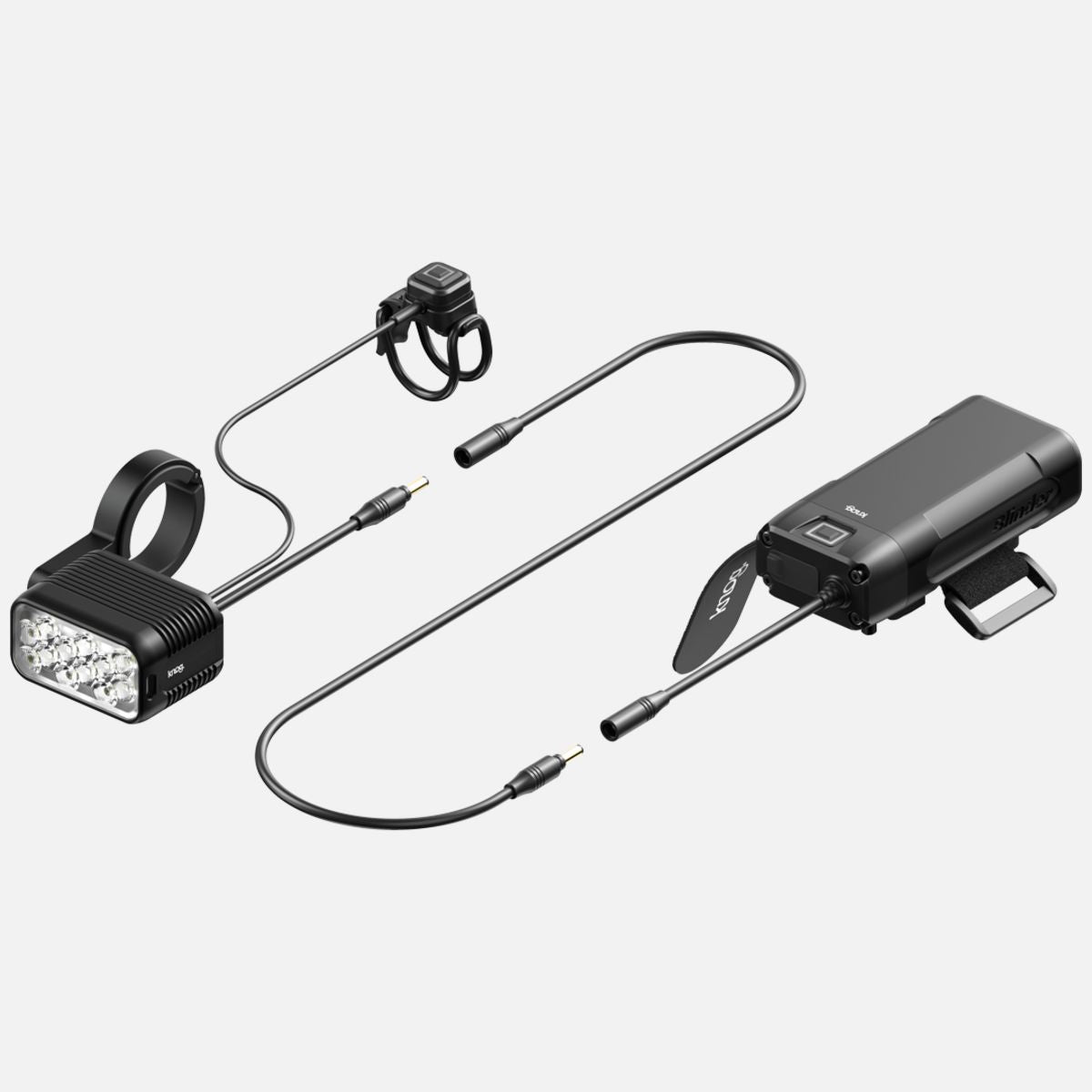 Knog Light, Blinder X 1800 + External Battery