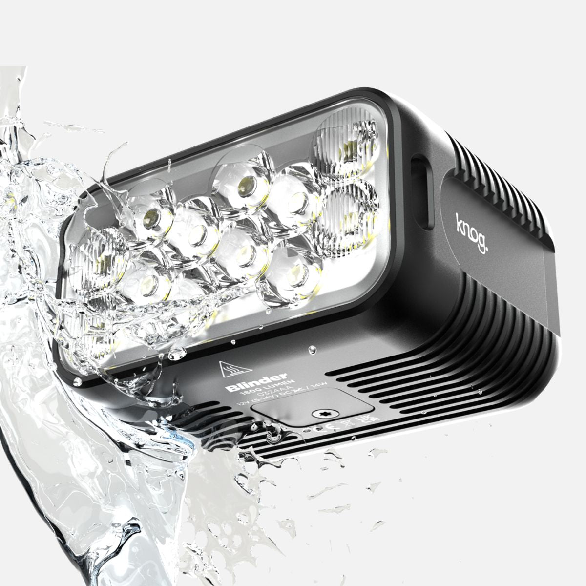 KNOG BLINDER X 1800 FRONT LIGHT - WITH BATTERY