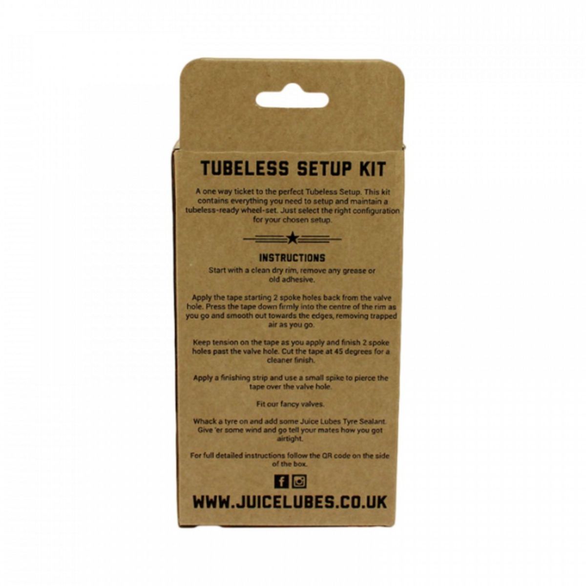 JUICE LUBES - TUBELESS SETUP KITS