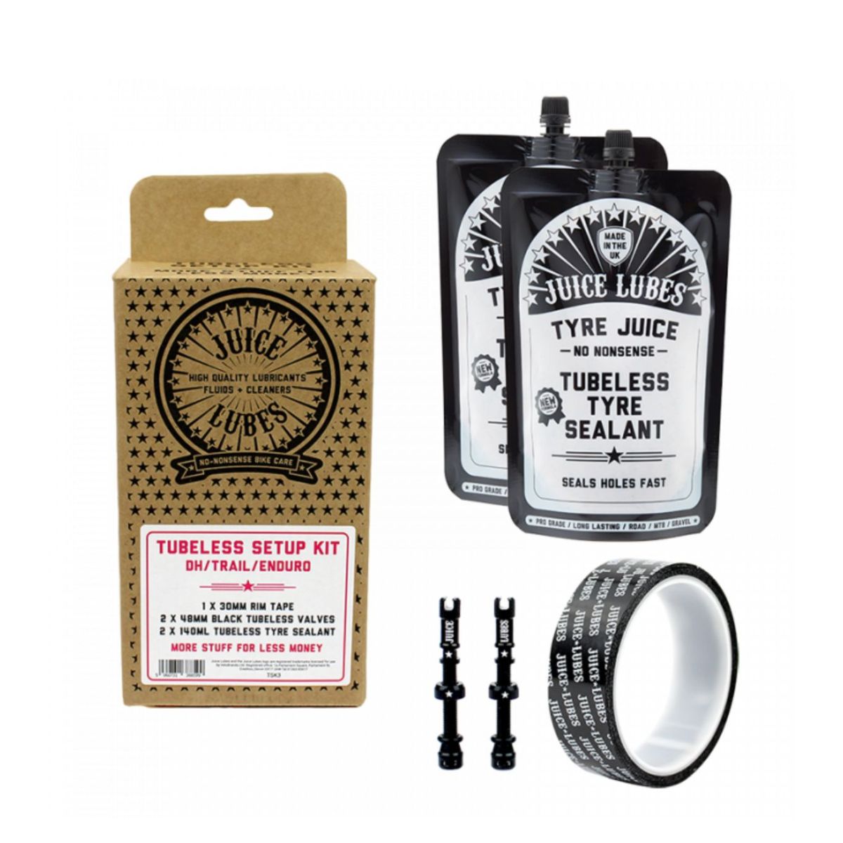 JUICE LUBES - TUBELESS SETUP KITS