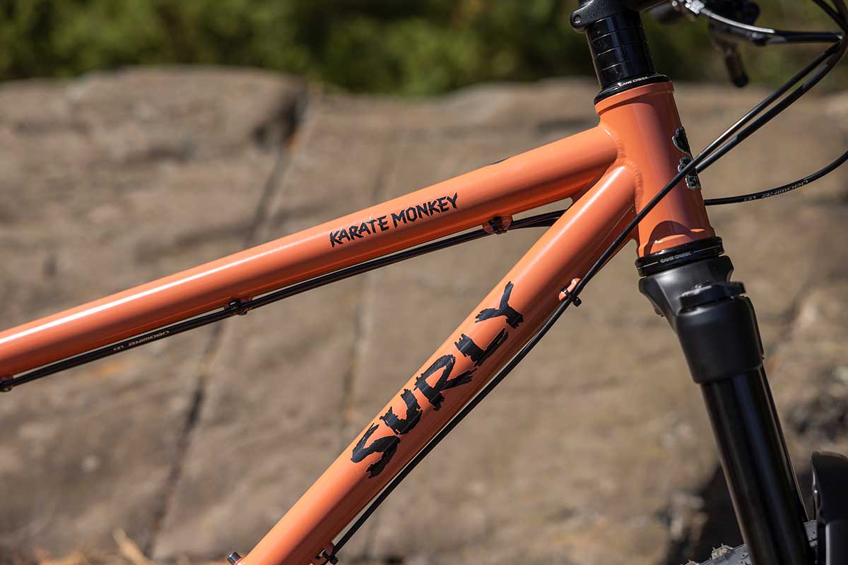 Surly Karate Monkey Suspension Bike Peach Salmon Sundae – Rouleur