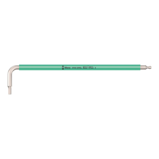 WERA TOOLS L-KEY 950 SPKL HF MULTICOLOUR HEX-PLUS 2MM L-KEY, METRIC, WITH HOLDING FUNCTION