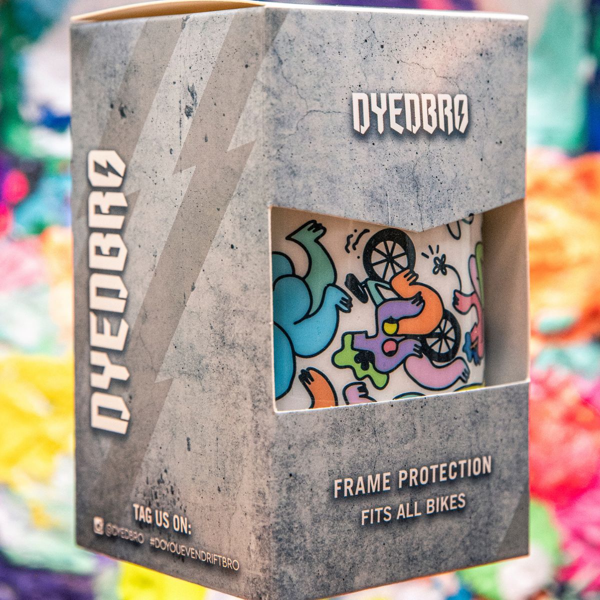 DYEDBRO MTB FRAME PROTECTION - ARTIST SERIES - KIKO CLJ