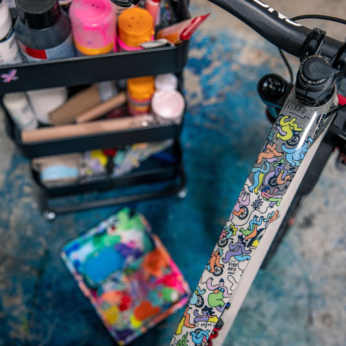 DYEDBRO MTB FRAME PROTECTION - ARTIST SERIES - KIKO CLJ