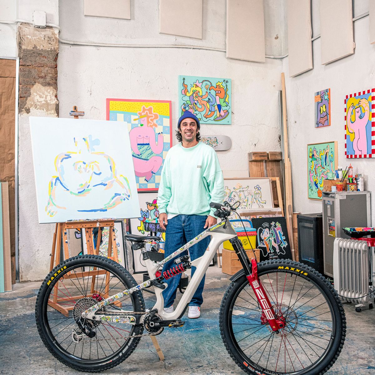 DYEDBRO MTB FRAME PROTECTION - ARTIST SERIES - KIKO CLJ