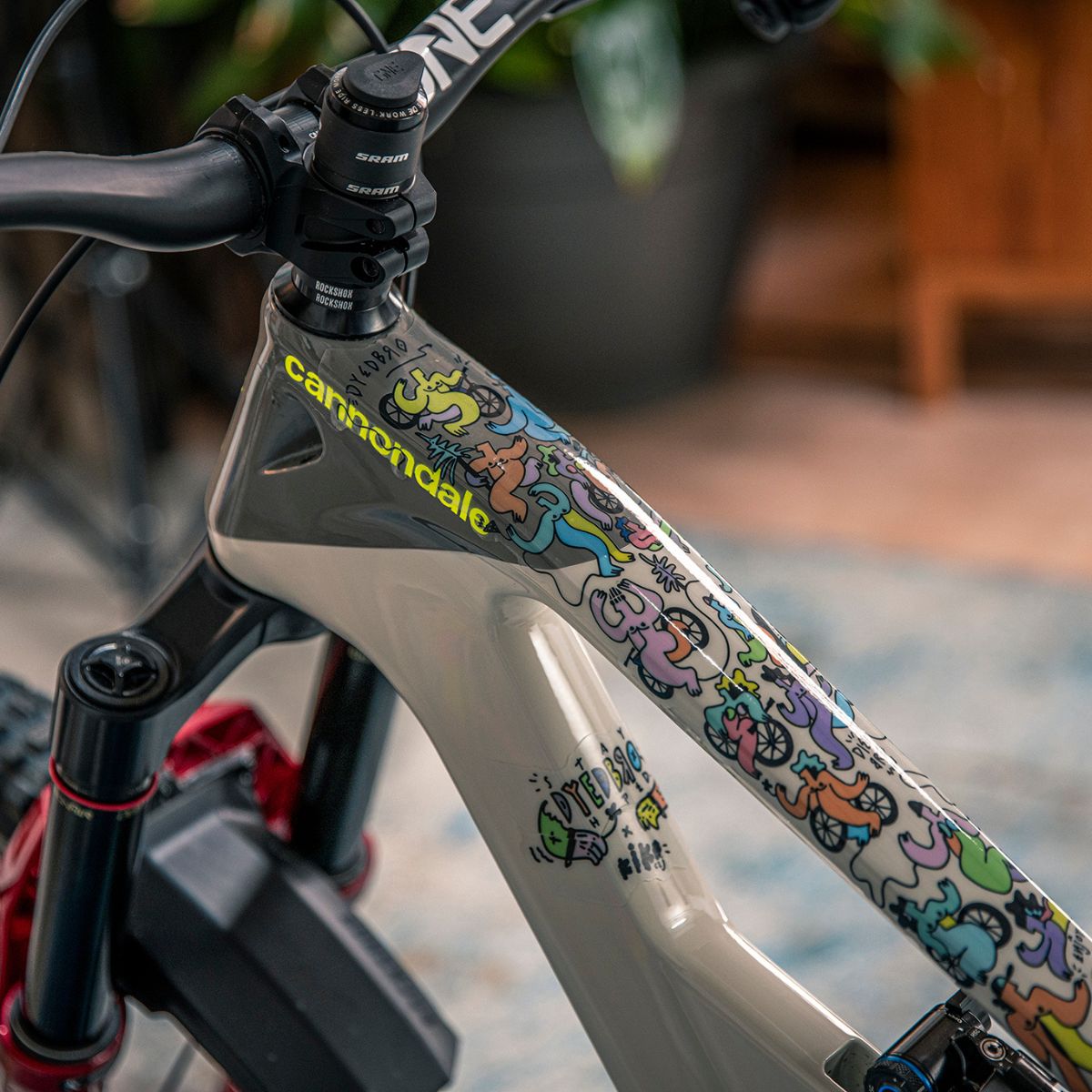 DYEDBRO MTB FRAME PROTECTION - ARTIST SERIES - KIKO CLJ