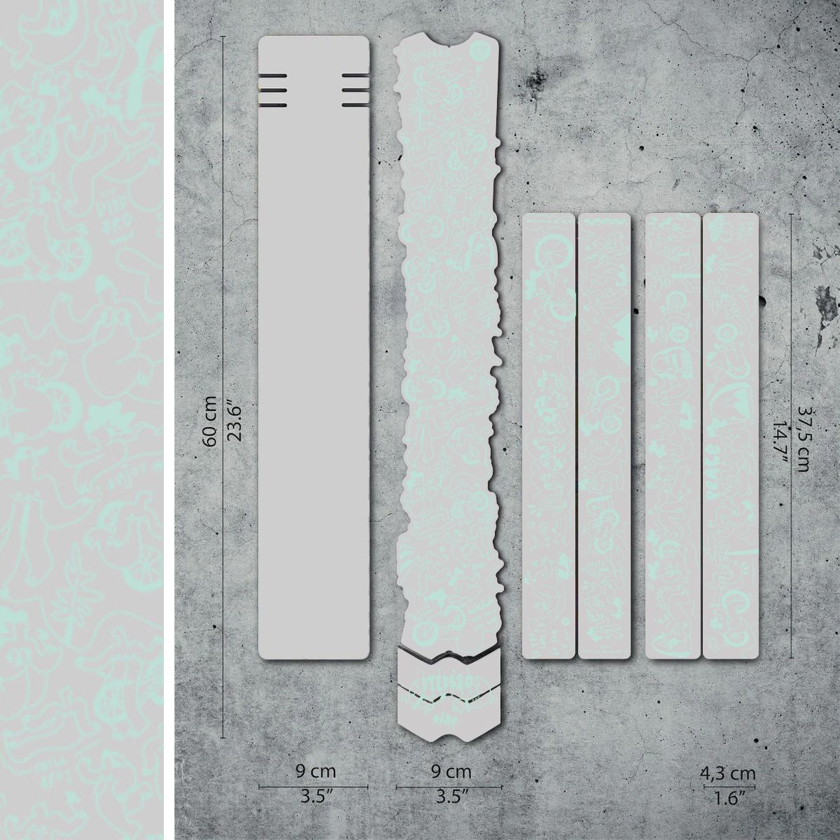 DYEDBRO MTB FRAME PROTECTION - ARTIST SERIES - KIKO CLJ
