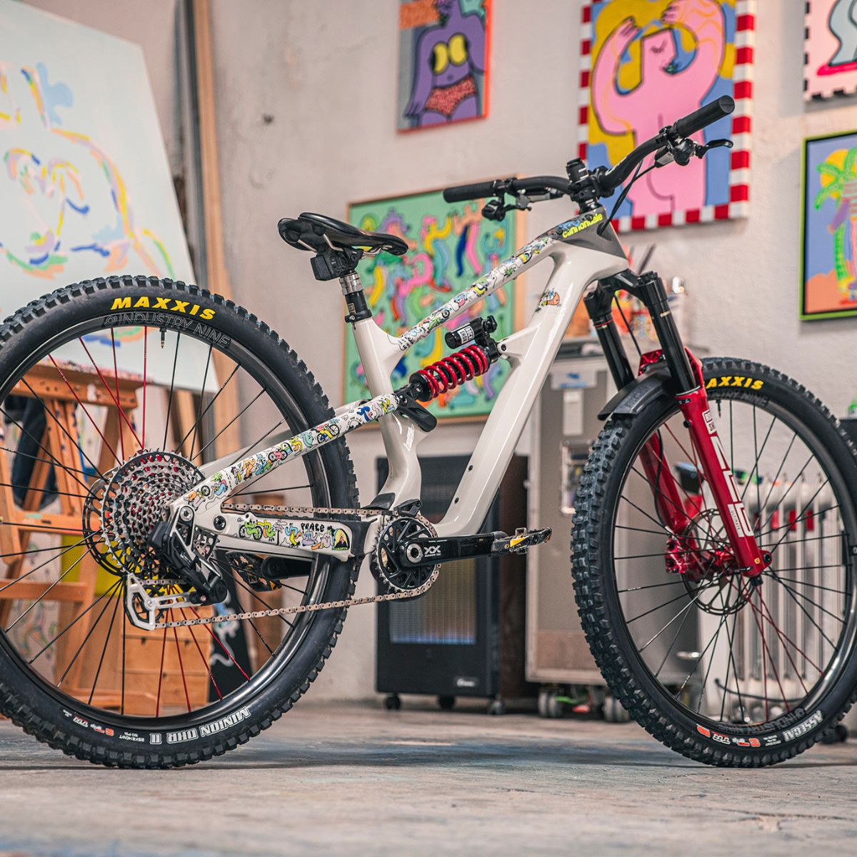 DYEDBRO MTB FRAME PROTECTION - ARTIST SERIES - KIKO CLJ