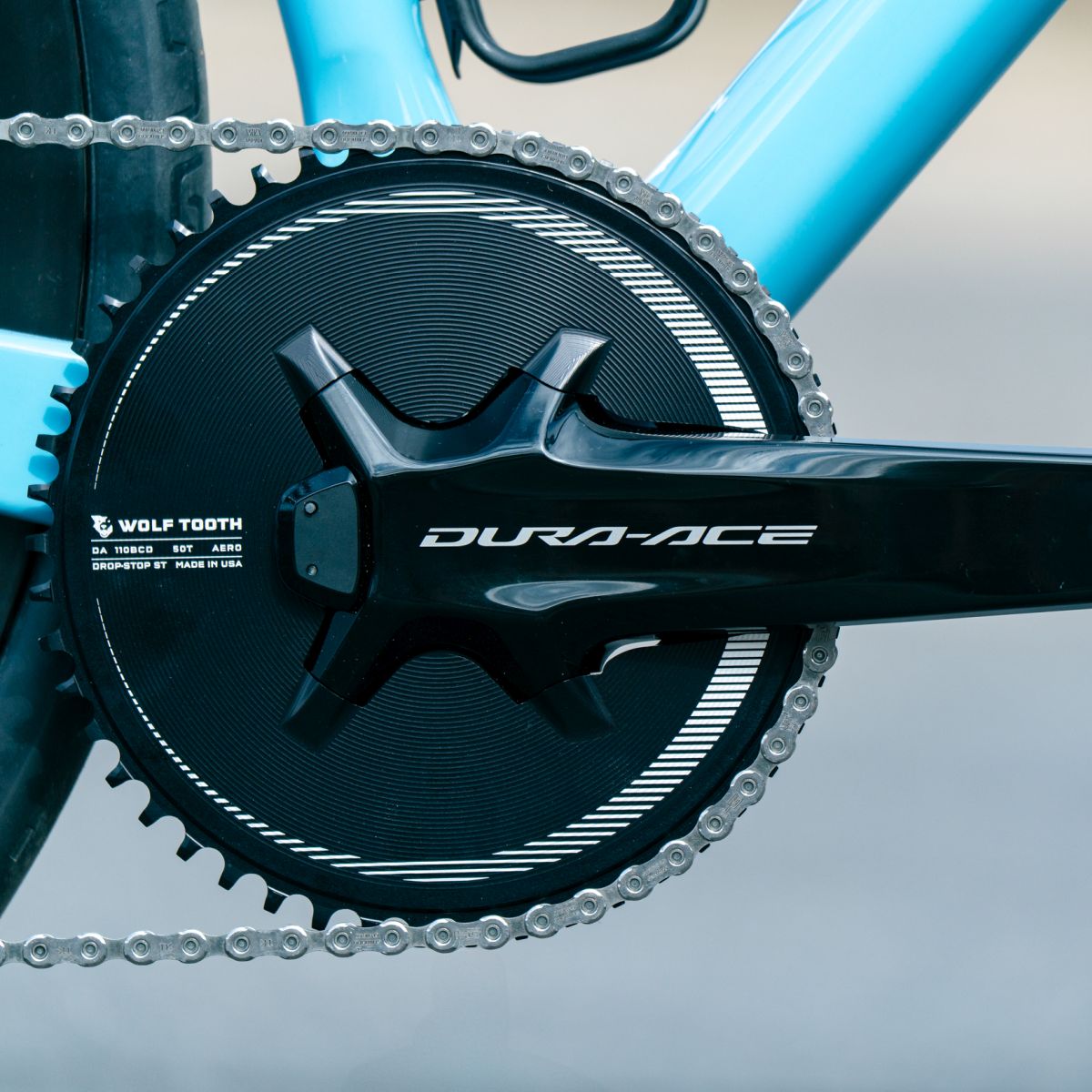 SHIMANO 9200 AERO 1X DROP-STOP CHAINRING - 110 x 4 BCD - SHIMANO HG+