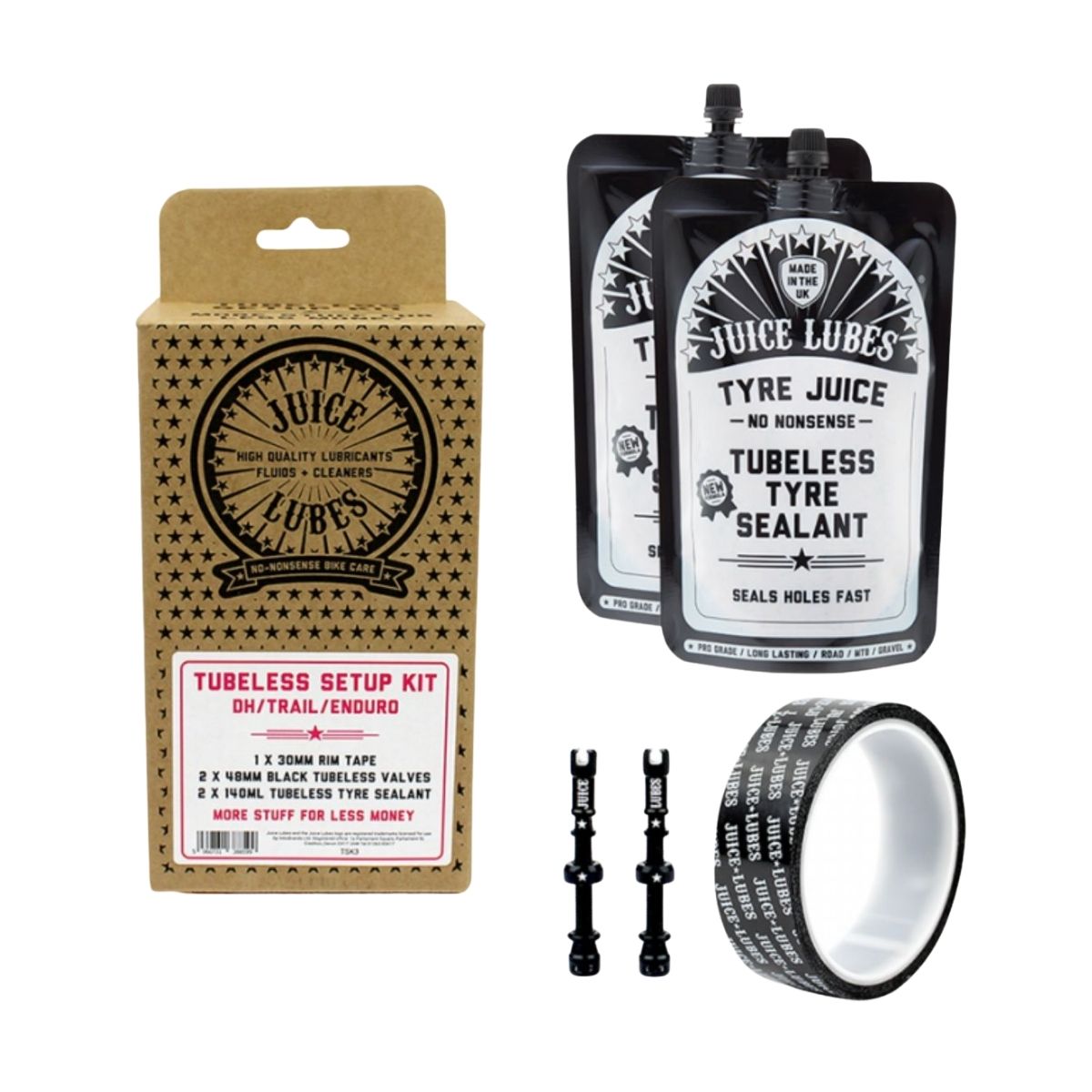 JUICE LUBES - TUBELESS SETUP KITS