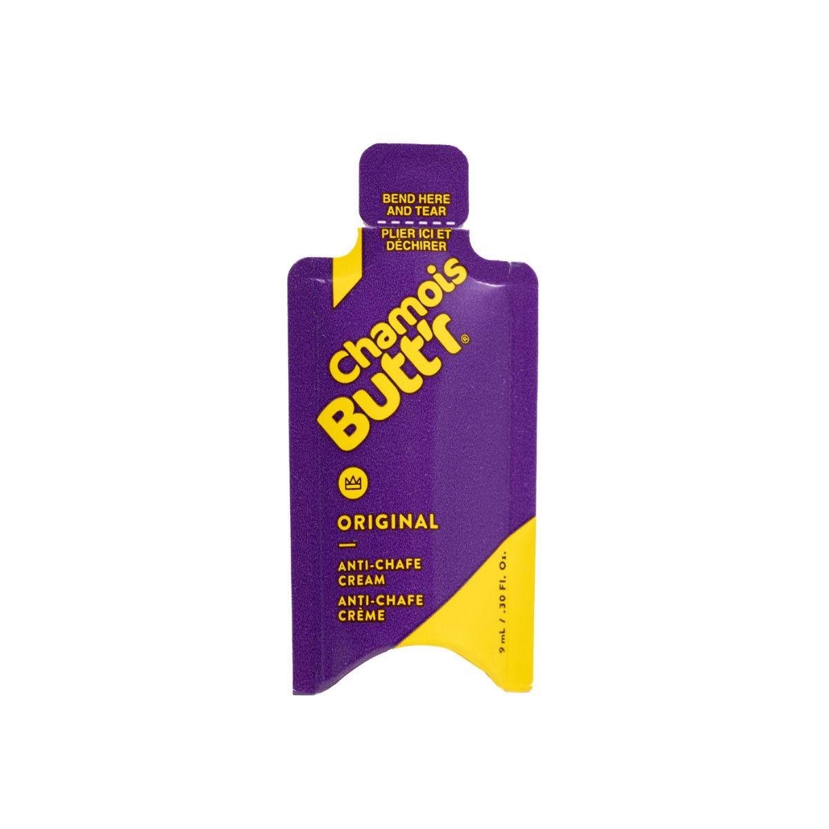 CHAMOIS BUTT'R - ORIGINAL ANTI-CHAFE CREAM - 10-PACK BOX (9ML SINGLES)