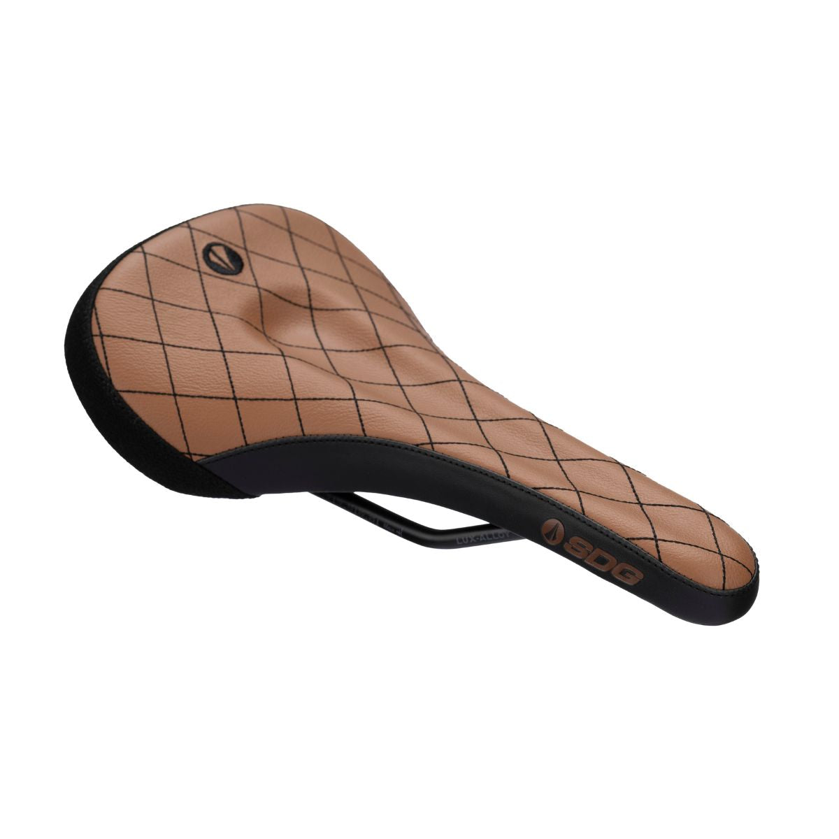 BEL AIR V3 MAX SADDLE - STITCHED LEATHER - LUX ALLOY RAIL