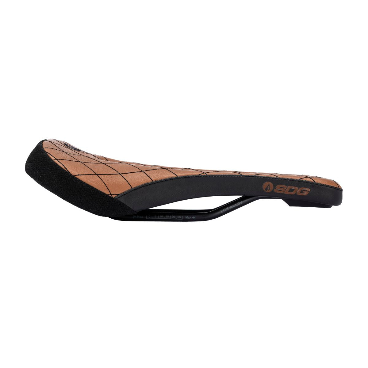 BEL AIR V3 MAX SADDLE - STITCHED LEATHER - LUX ALLOY RAIL