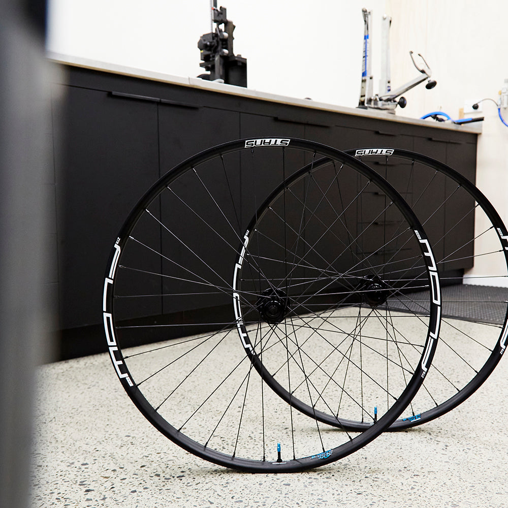 FLOW EX3 ON DT350 MTB WHEELS